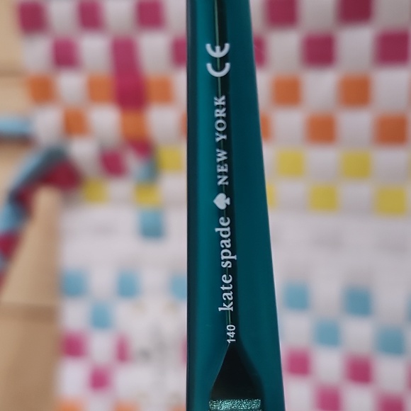 Large Woven Kate Spade Multicolor Beach Tote W/ Sunglasses Kate Spade BEACH - Picture 9 of 10